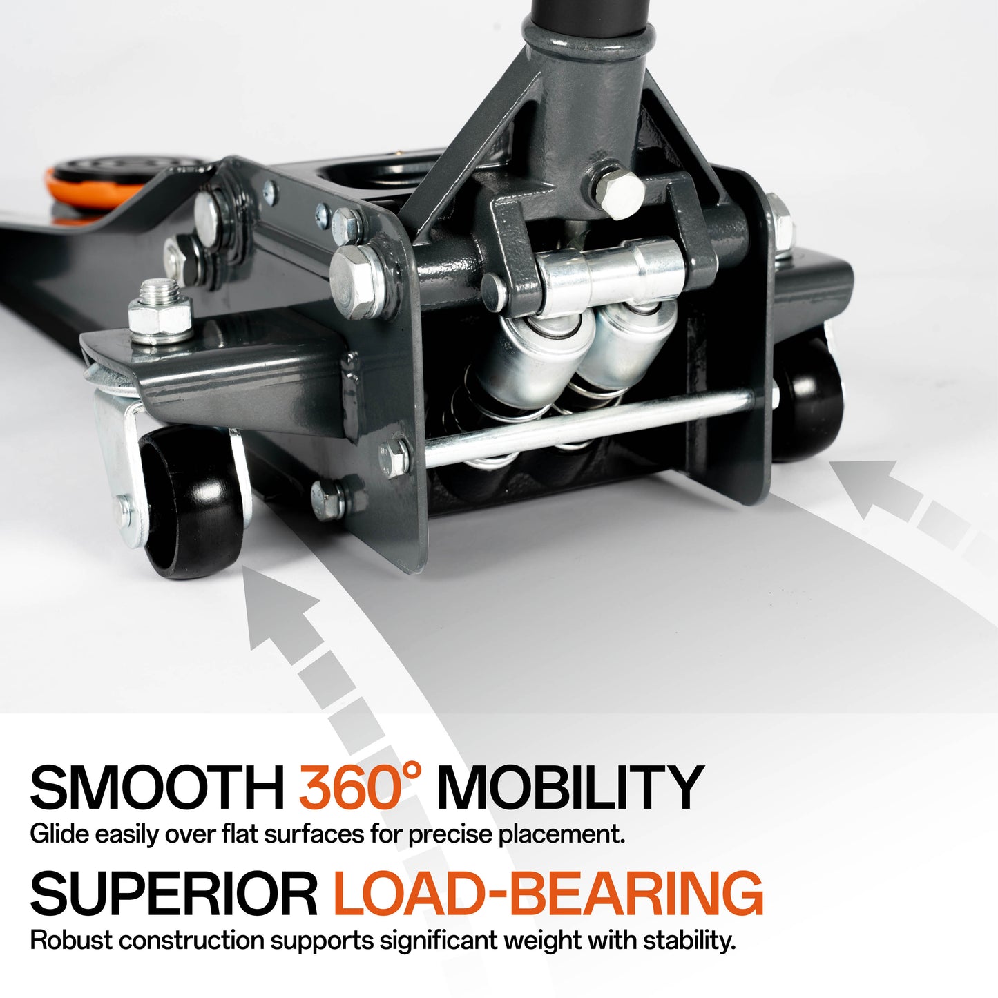 3-Ton (6600lbs) Low Profile Hydraulic Heavy-Duty Steel Floor Jack with Dual Pistons Quick Lift Pump, Home and Workshop Car Maintenance for Various Vehicles