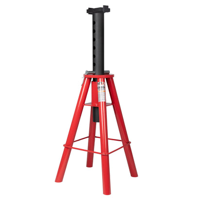 10 Ton (20,000 lbs) Capacity Heavy-Duty Medium Profile Pin Type Adjustable Jack Stand for Trucks & Equipment, 1 Pair